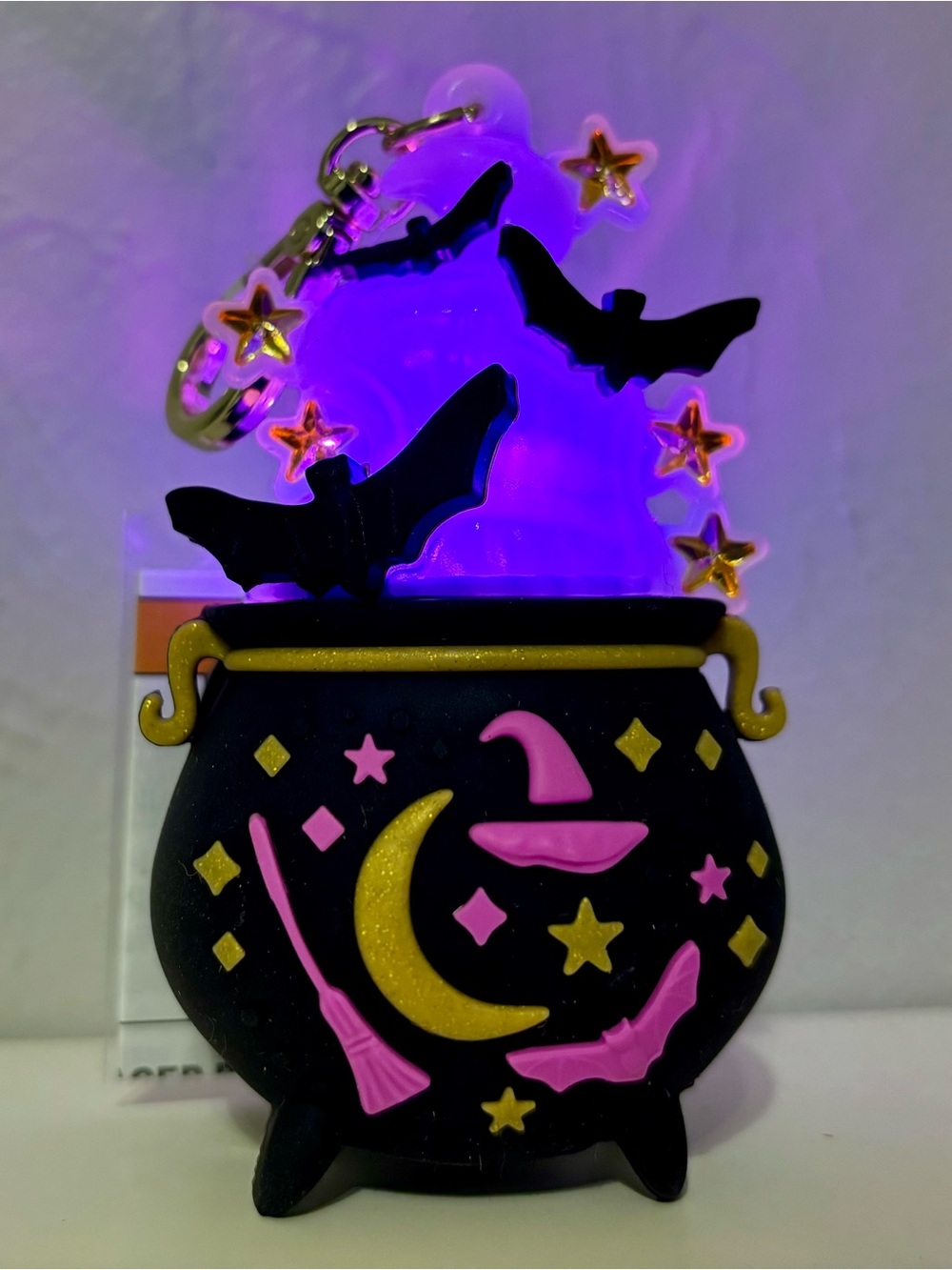 Bath & Body Works Light-up Cauldron PocketBac Sanitizer Holder Halloween 2026 - Picture 2 of 3